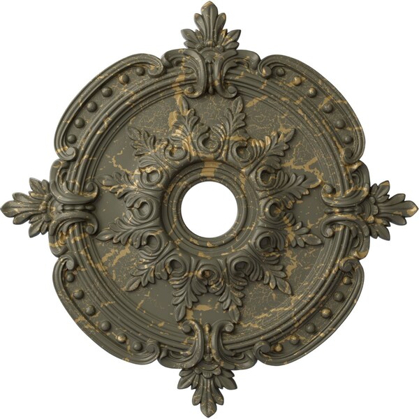 Ekena Millwork Benson Classic Medallion (Canopies up to 6 1/2"), 28 3/8"OD x 3 3/4"ID x 1 5/8"P, Witch Hazel CM28BEWHC - main